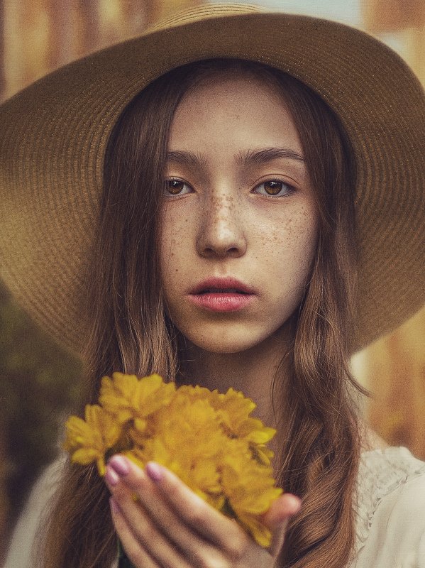 стилизация, картина, портрет, painterlyeffect, шум, взгляд, история В Милане фото превью