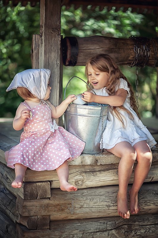 У колодца фото превью