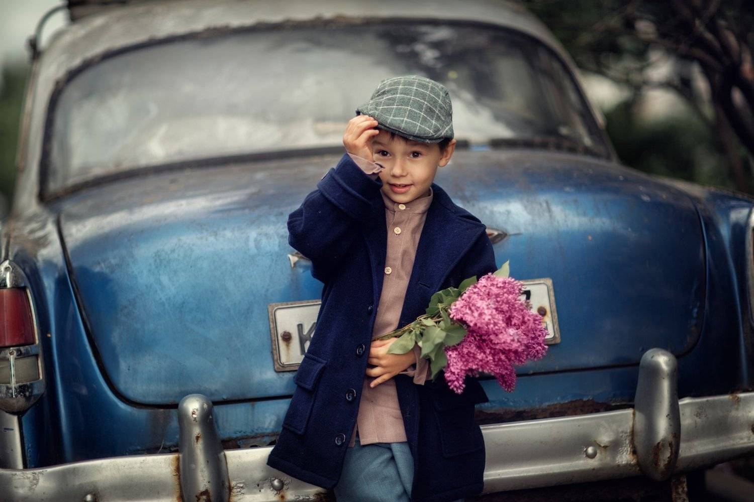 сирень мальчик ретро , Мила Силина