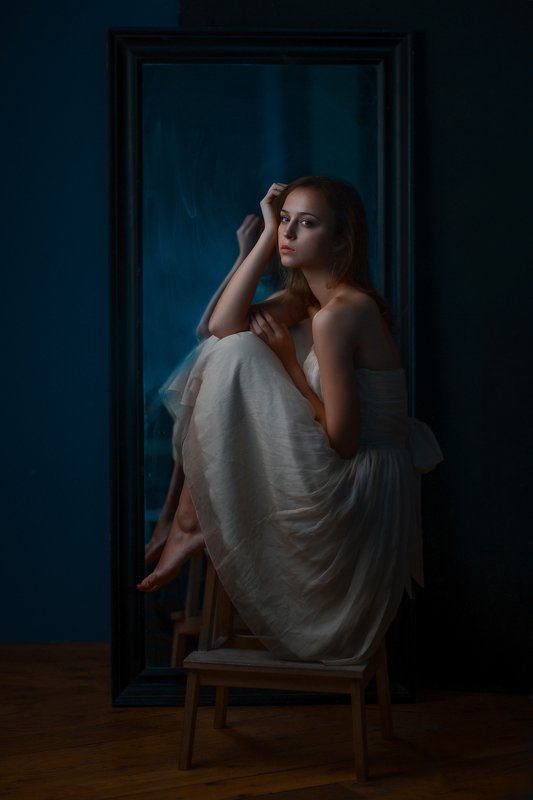 портрет, женский Ожидание... фото превью