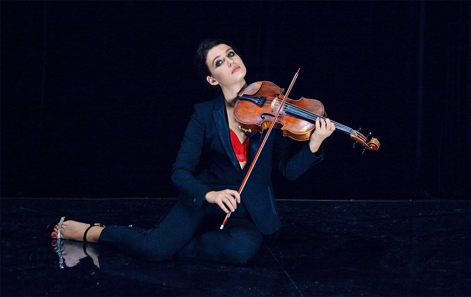 музыка,альт,портрет,девушка,музыкант, Николай Бо