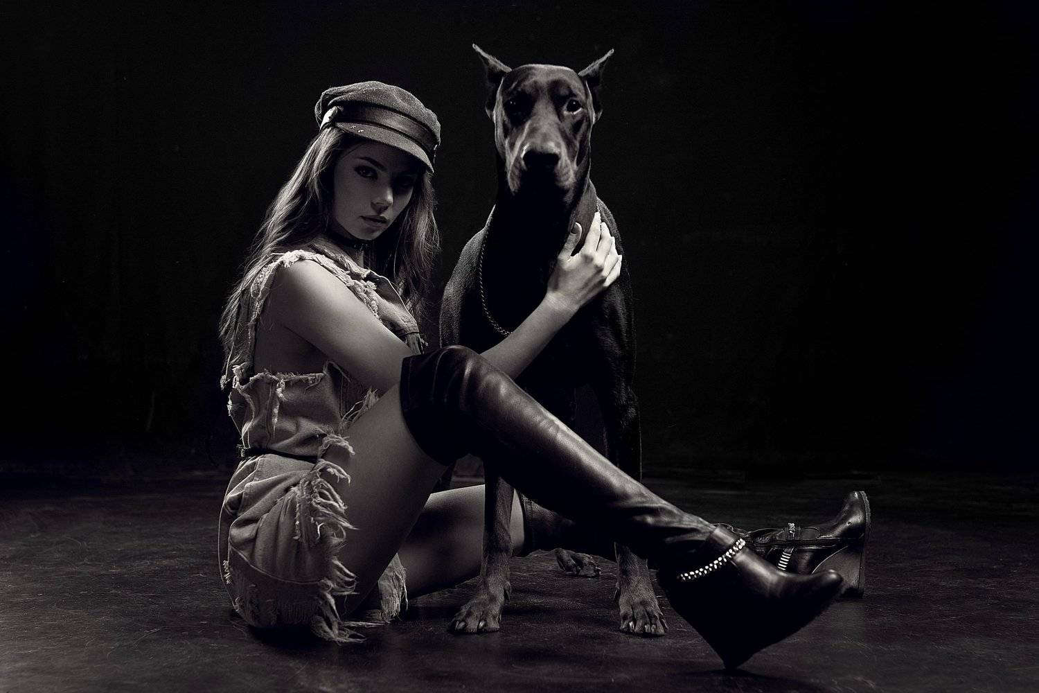 Portrait, 35mm, girl, beauty, retouch, posing, model, studio, photography, fitness, lingerie, sexy, sigma, sony, a7iii, a7m3, art, light, hair, bazarov, glamour, fashionable, elegant, fashion, style, pretty, doberman, awesome, Михаил Базаров