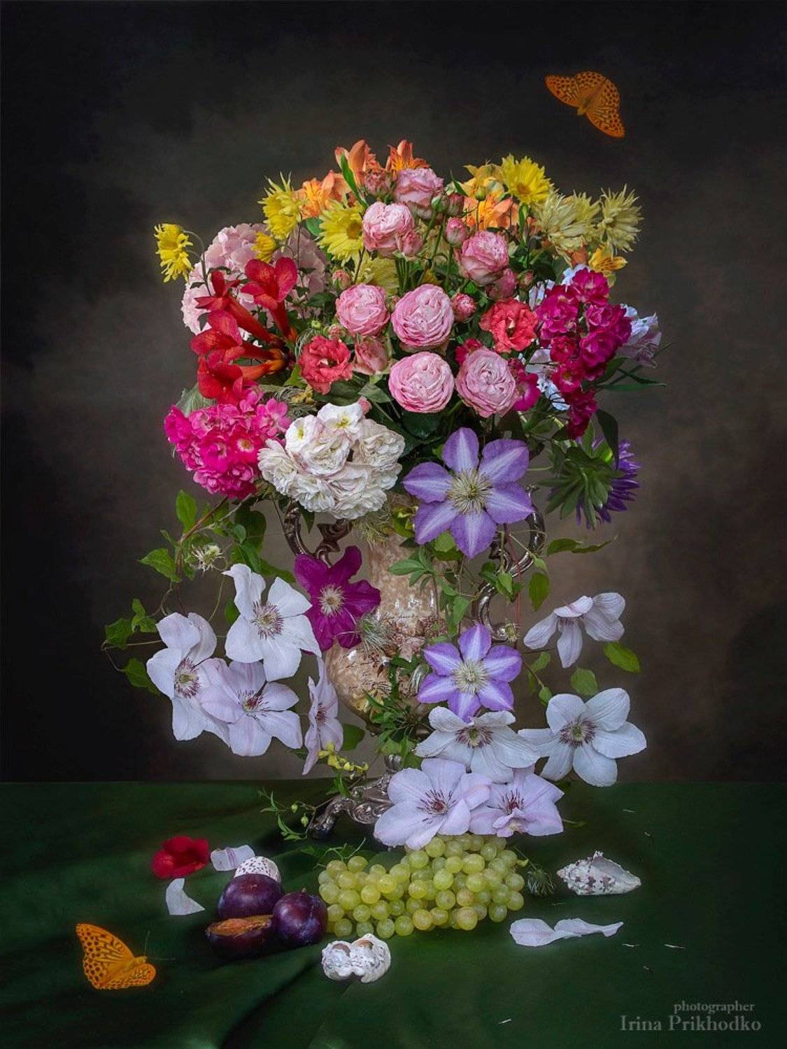 натюрморт, винтажный, стиль барокко, цветочный, букет, художествонное фото, Ирина Приходько