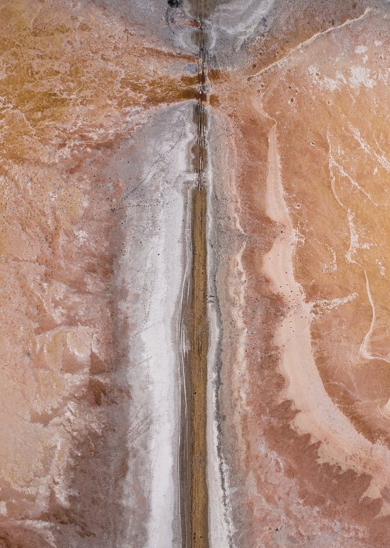 озеро,розовое,крым,аэросъёмка Абстракции озера Конрад фото превью