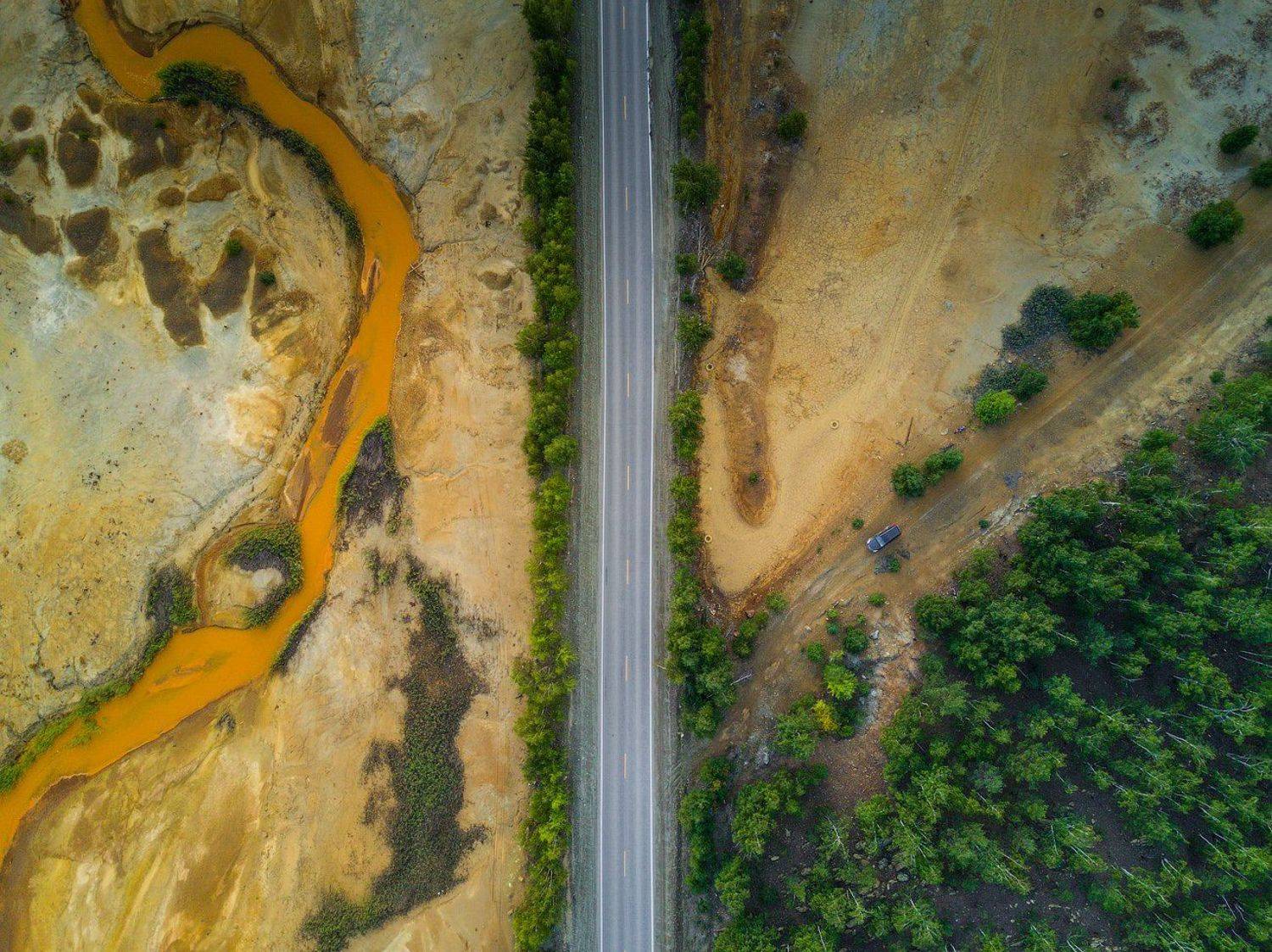 пейзаж, аэрофотосъемка, экология, карабаш,  Дмитрий