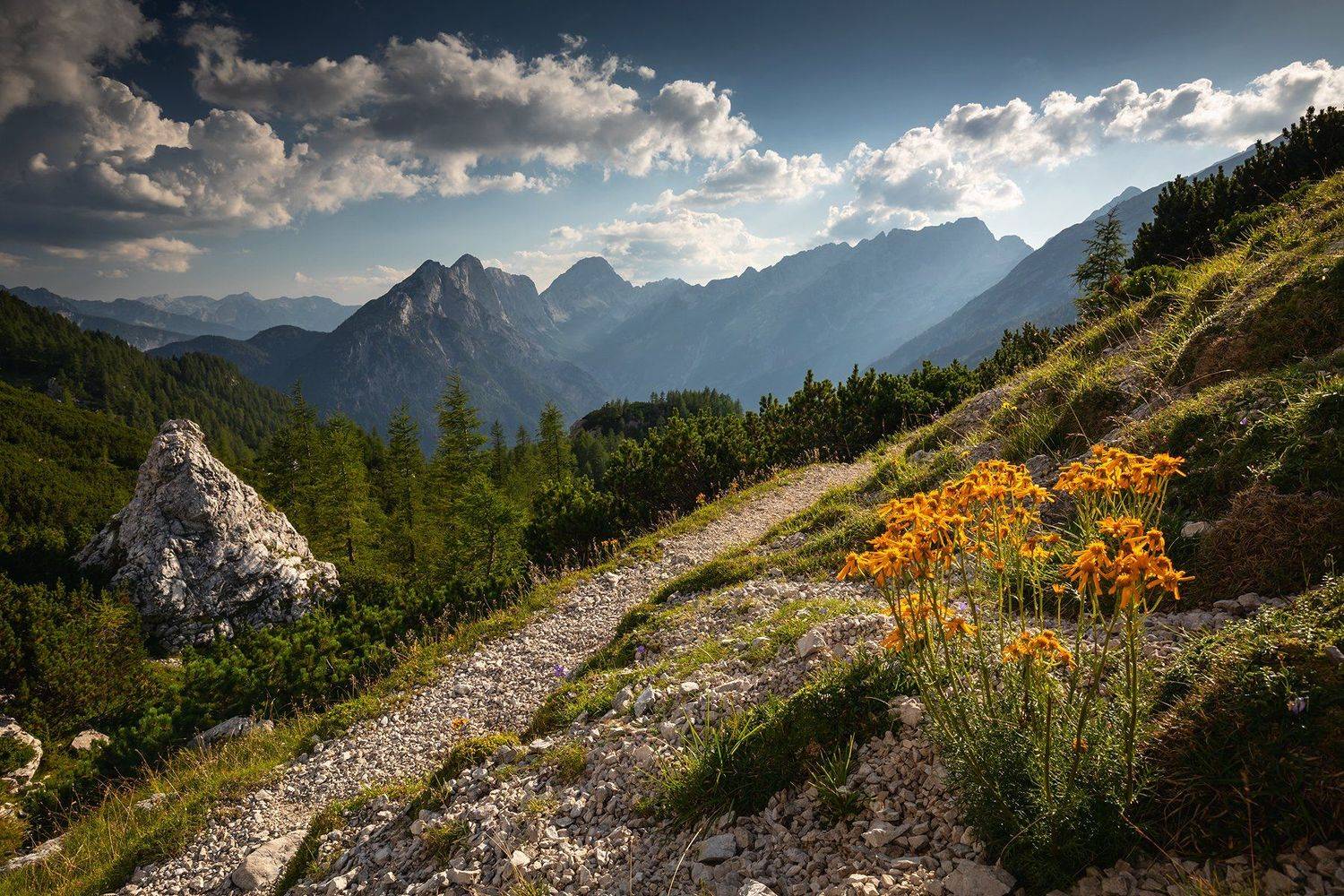 europe, mountains, slovenia, sunset, Michał Kasperczyk