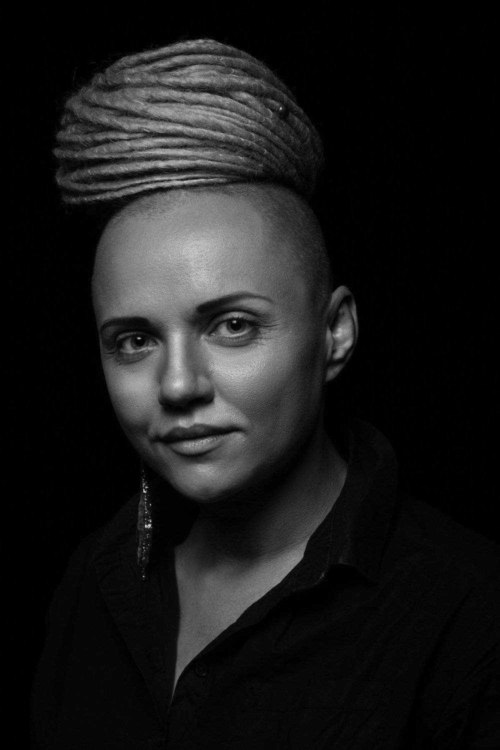 portrait, face, dread, woman, girl, Андрей Любицкий