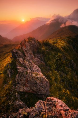 Закат над Бзерпинским карнизом