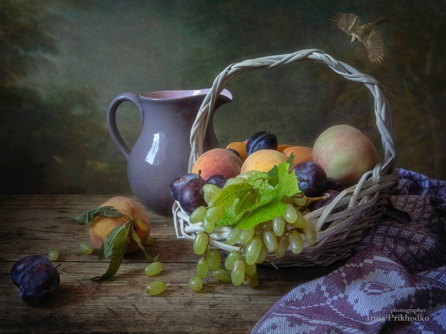натюрморт, винтажный, лето, фрукты, , Ирина Приходько
