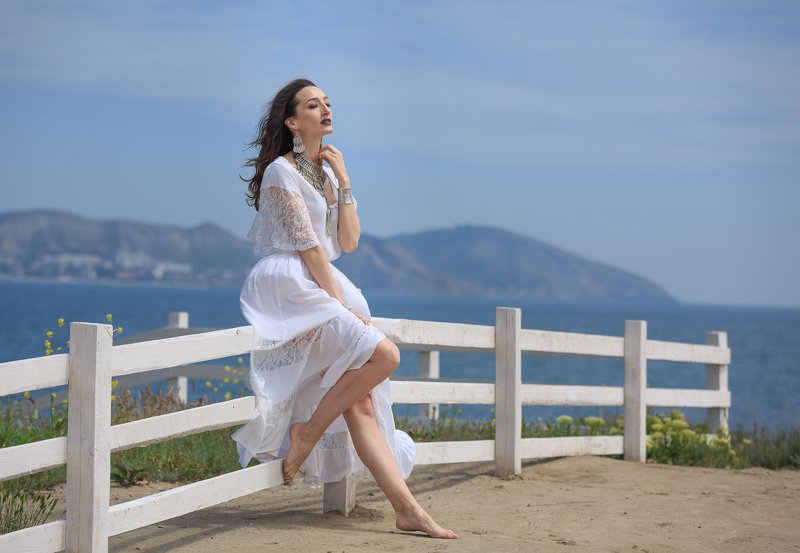 крым, девушка, море, гламур Крымский воздух фото превью