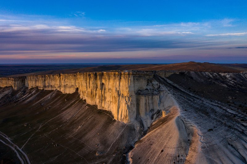 скала,крым,закат,весна Республика Крым, Белогорский район,Белая скала фото превью