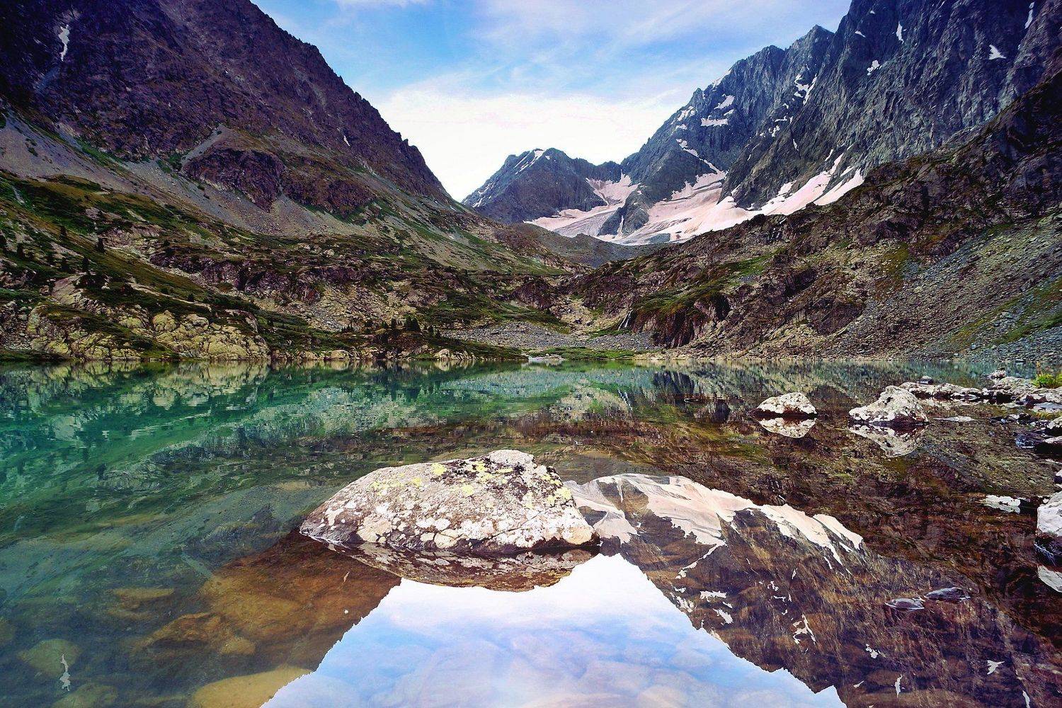 природа  алтай  озеро горы облака пейзаж путешествие тени отражение мультинские озера куйгук, Людмила