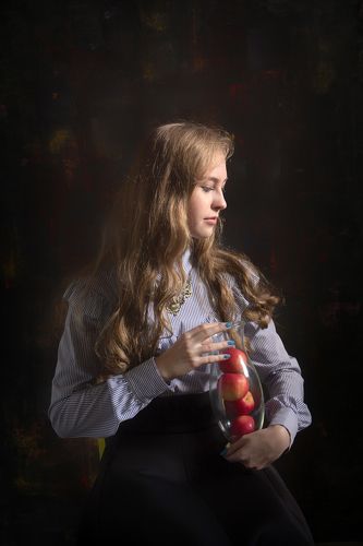 С яблоками