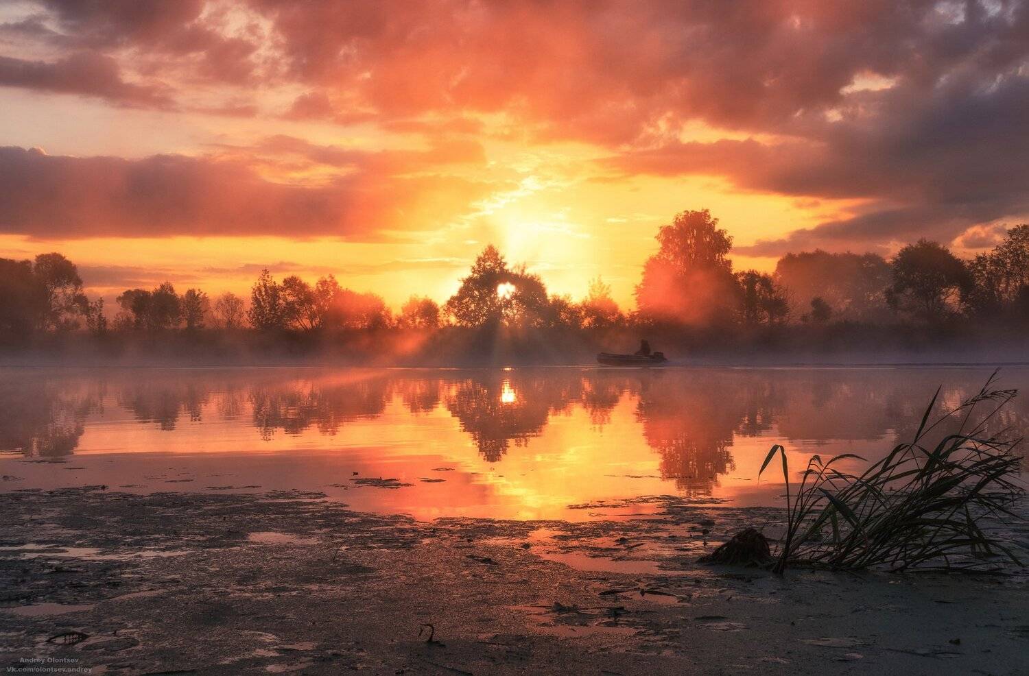 солнце, россия, рассвет, природа, подмосковье, погода, пейзажи, пейзаж, отражение, наукоград, красота, дубна, вода, весна, weather, water, spring, russia, reflection, naukograd, nature, moscow, landscape, dawn, canon, dubna, beauty, Андрей Олонцев