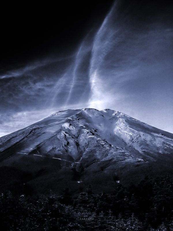 Fuji,Japan,mountain,clouds,morning, Breath of Mount Fuji фото превью