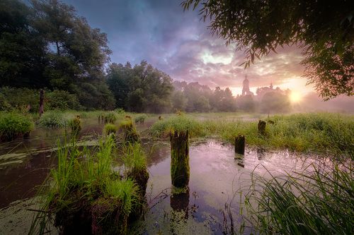 Когда-то мост был здесь