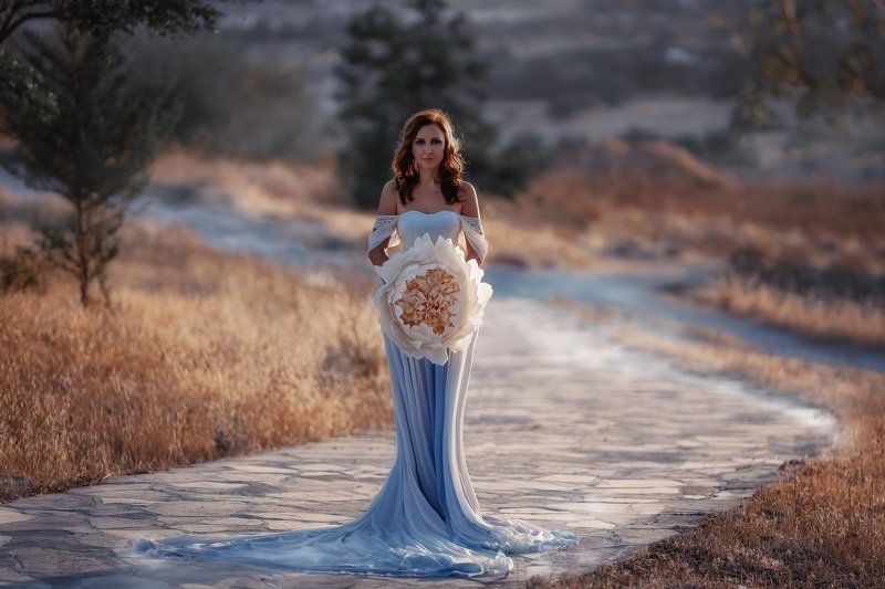 девушка фентези туман ведьма Дева в тумане фото превью