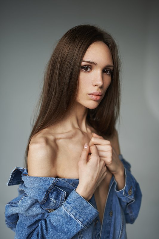 портрет, эмоции, взгляд, красивая, робко, нежно Карина фото превью