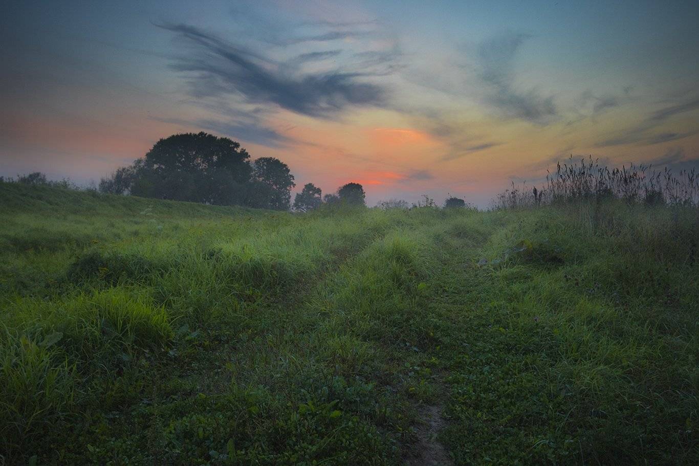 пейзаж,вечер, Елена Рубинская