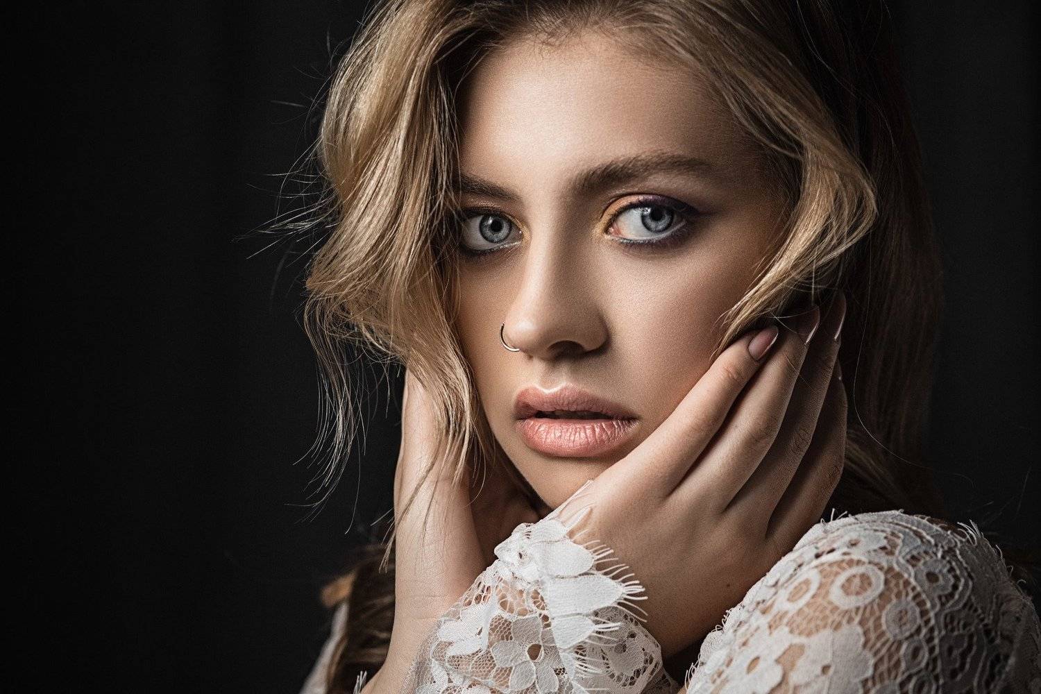 девушка, модель, портрет, фотосессия, студия, макияж, гламур, модельные тесты, girl, beauty, perfect, model, modeling, young, portrait, make-up, творческий портрет, женский портрет, woman, young woman,  glamour, Владимир Васильев