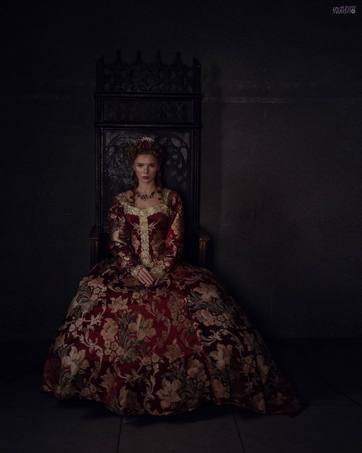 фотосъемка, портрет, история, девушка, историческаясъемка, МарияСтюард, двекоролевы, девушка, рыжая, ЕлизаветаI, Янина Ермакова