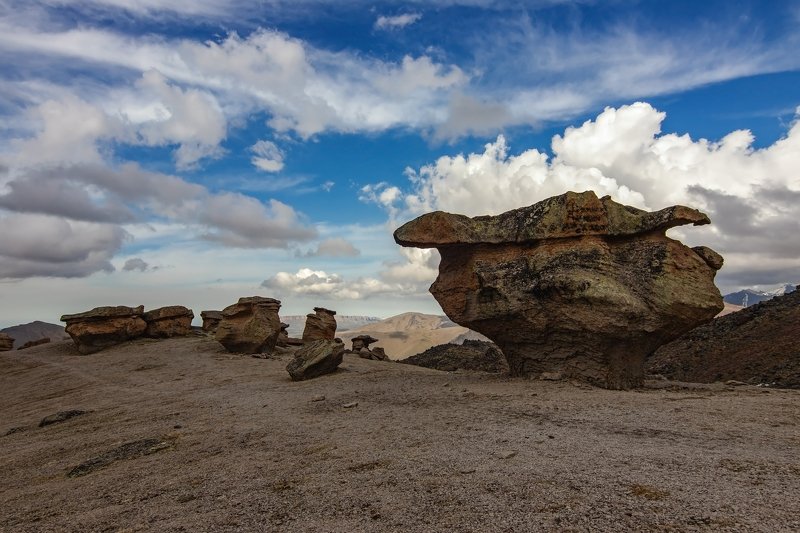 горы, альпинизм, кавказ, ледники каменные грибы... фото превью