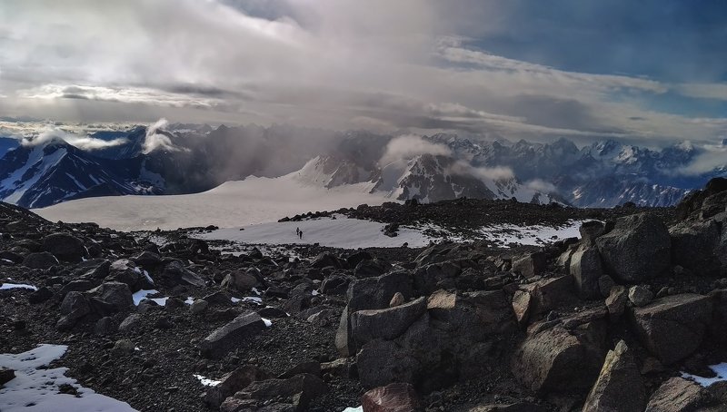 горы,восхождение,кавказ,облака,эльбрус за гранью... фото превью