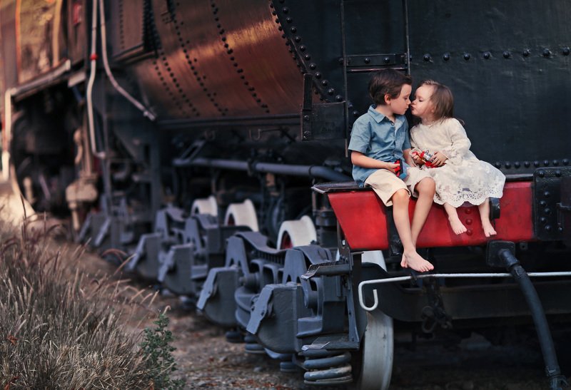 In the train фото превью