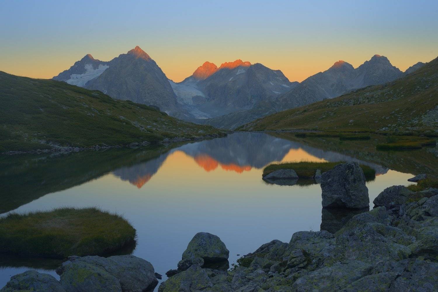 горы лето озеро архыз, Александр Жарников