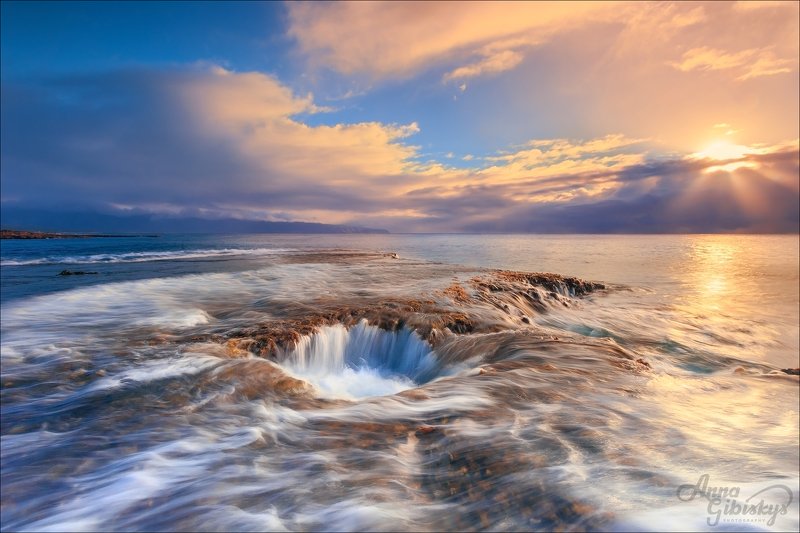 гавайи, оаху, остров, морской пейзаж, фототур, пшишылны, океан Подводные пещеры фото превью