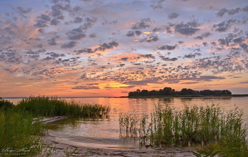 утро, рассвет, восход, небо, облака, река, август Перед восходом тишина... фото превью