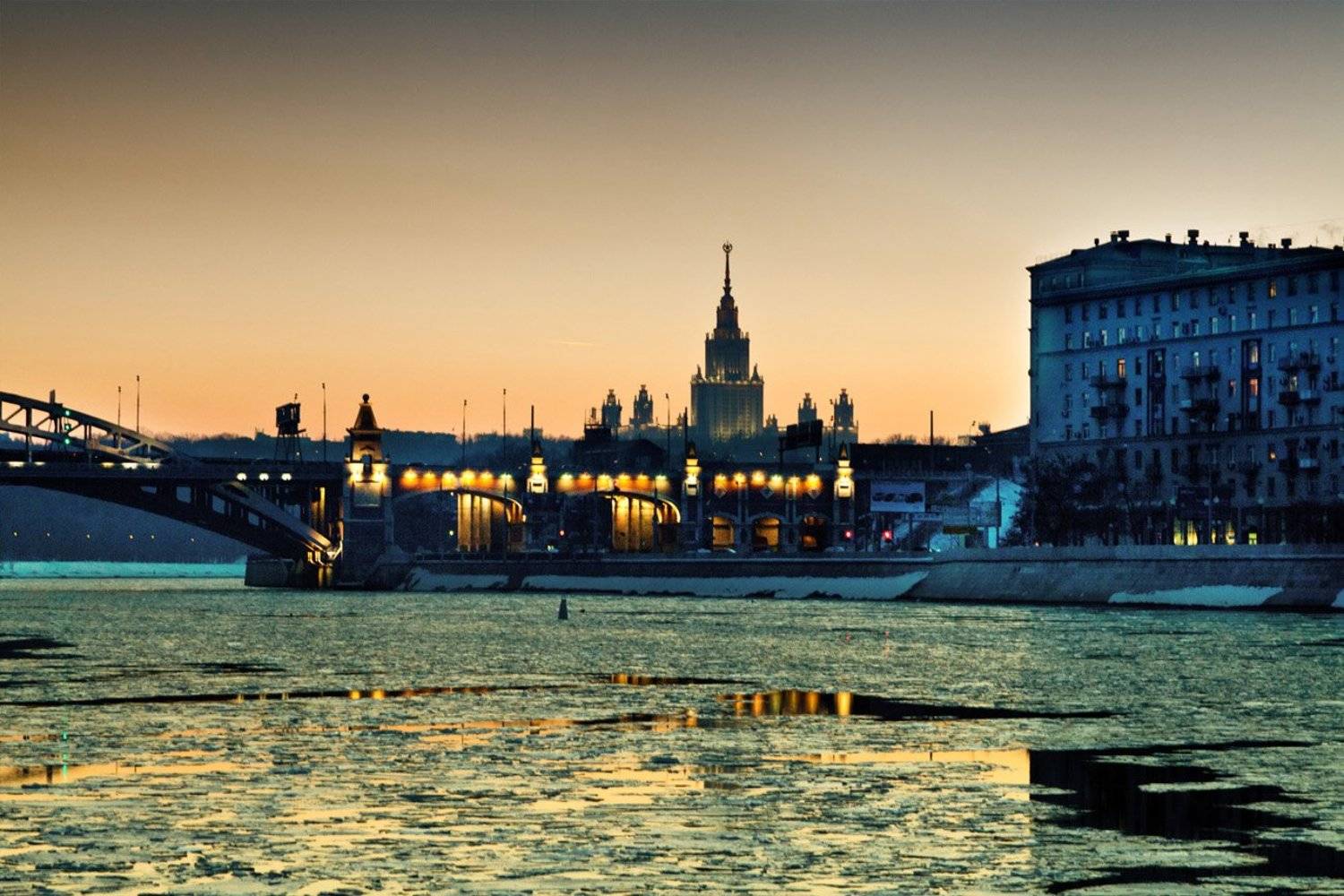 пейзаж, москва, набережная, город, город москва, прогулка, Руслан Байбеков