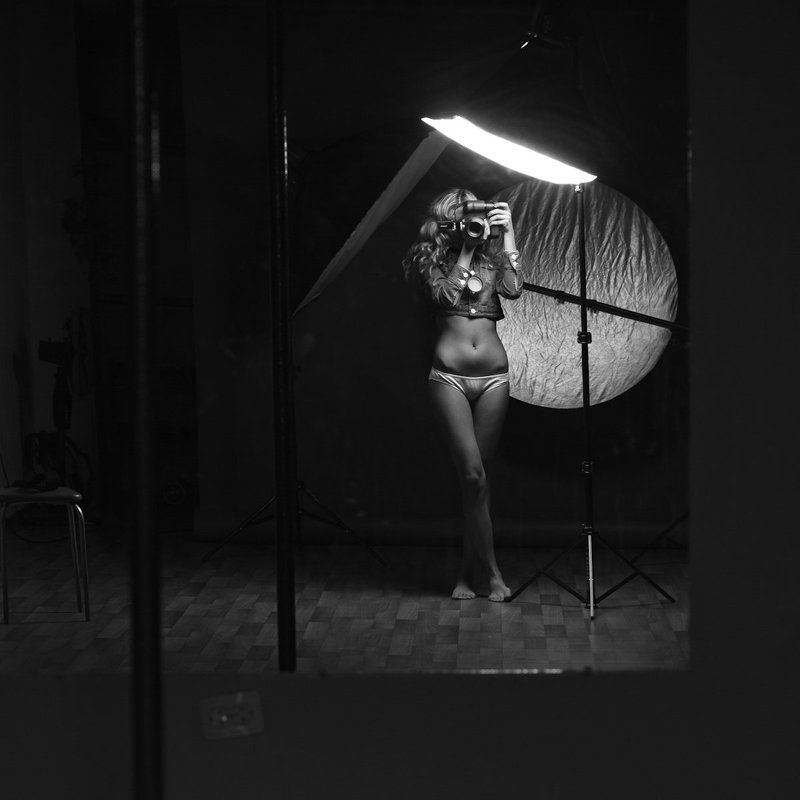 Этюды с начинающей моделью фото превью