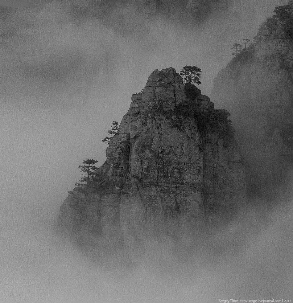 крым, горы, туман, Serge Titov