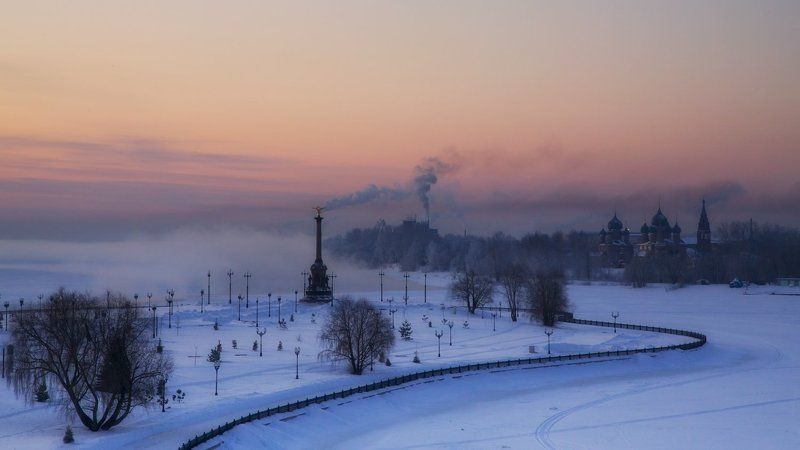 В моем городе утро. фото превью