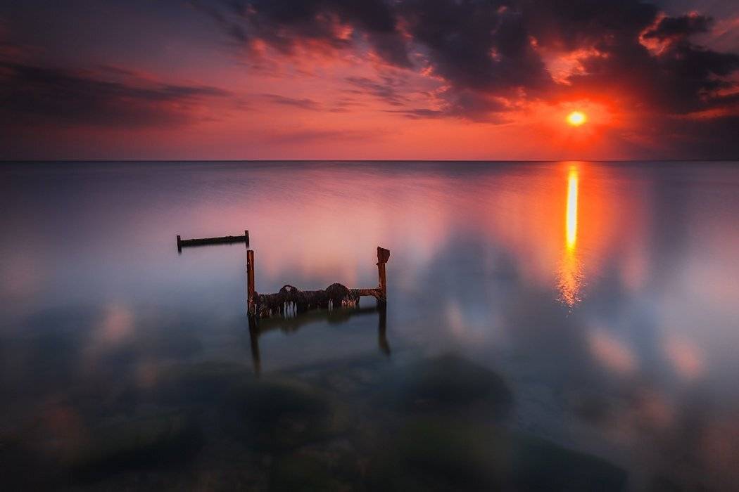 бердянск, украина,азов,море,закат, Александр