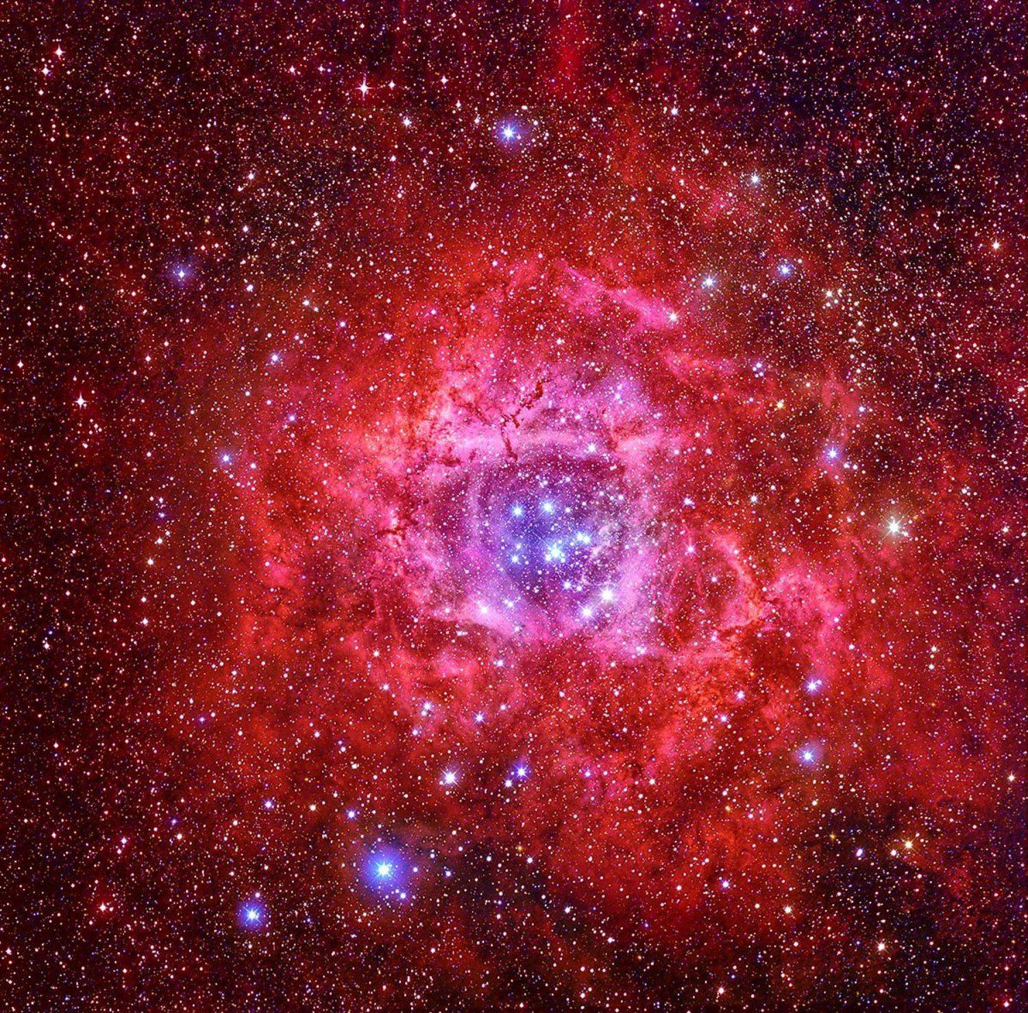 Астрономия, Звёзды, Ночь, Розетка, Скопление, Константин Миронов