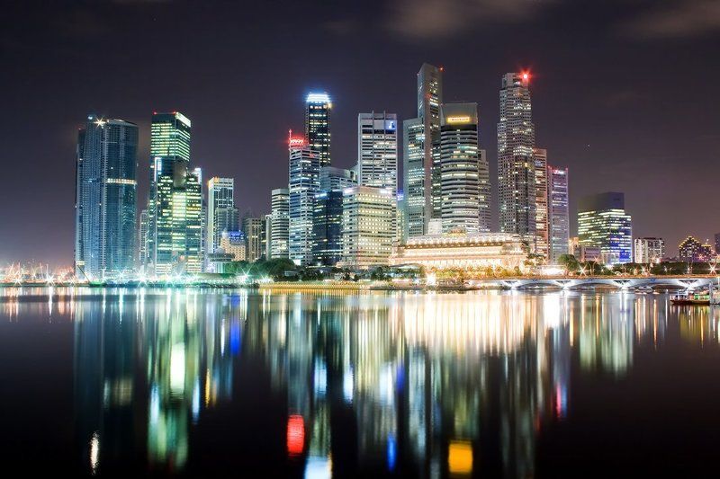 Singapore  at night фото превью
