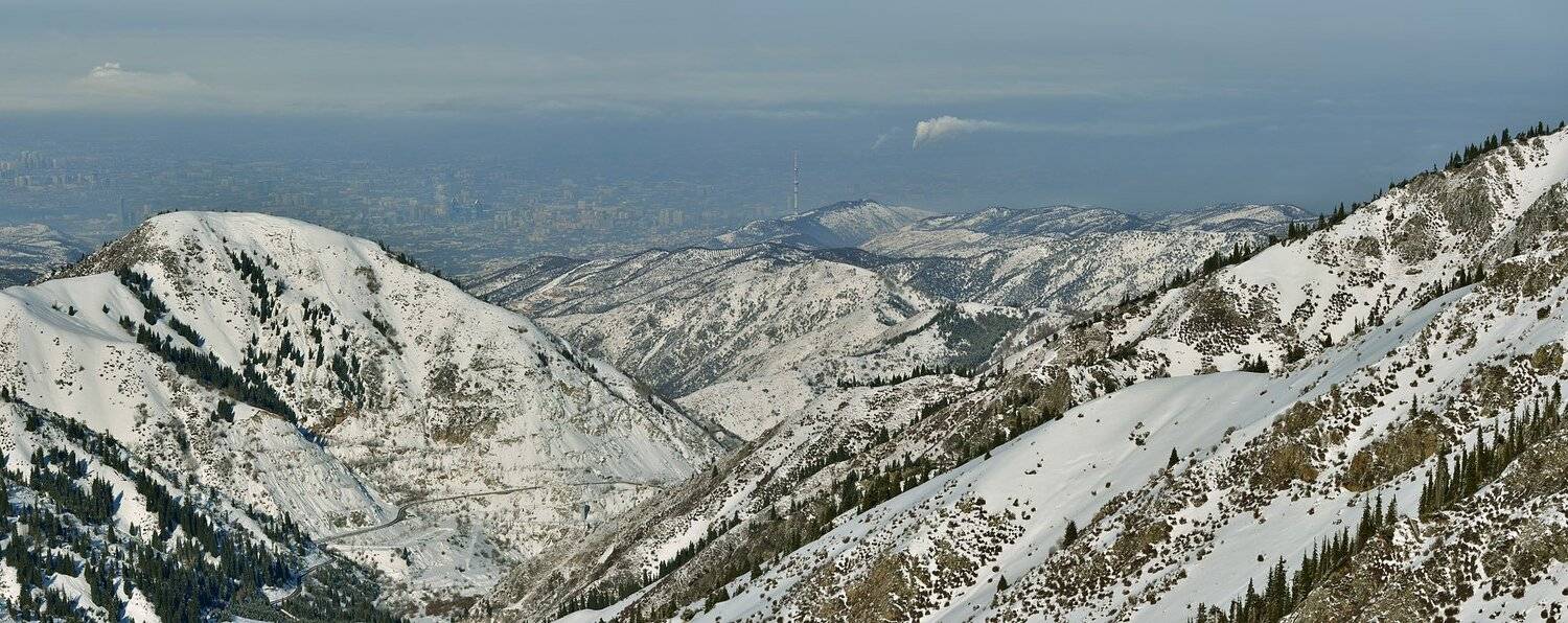 алма-ата, чимбулак, панорама, Сергей Седов