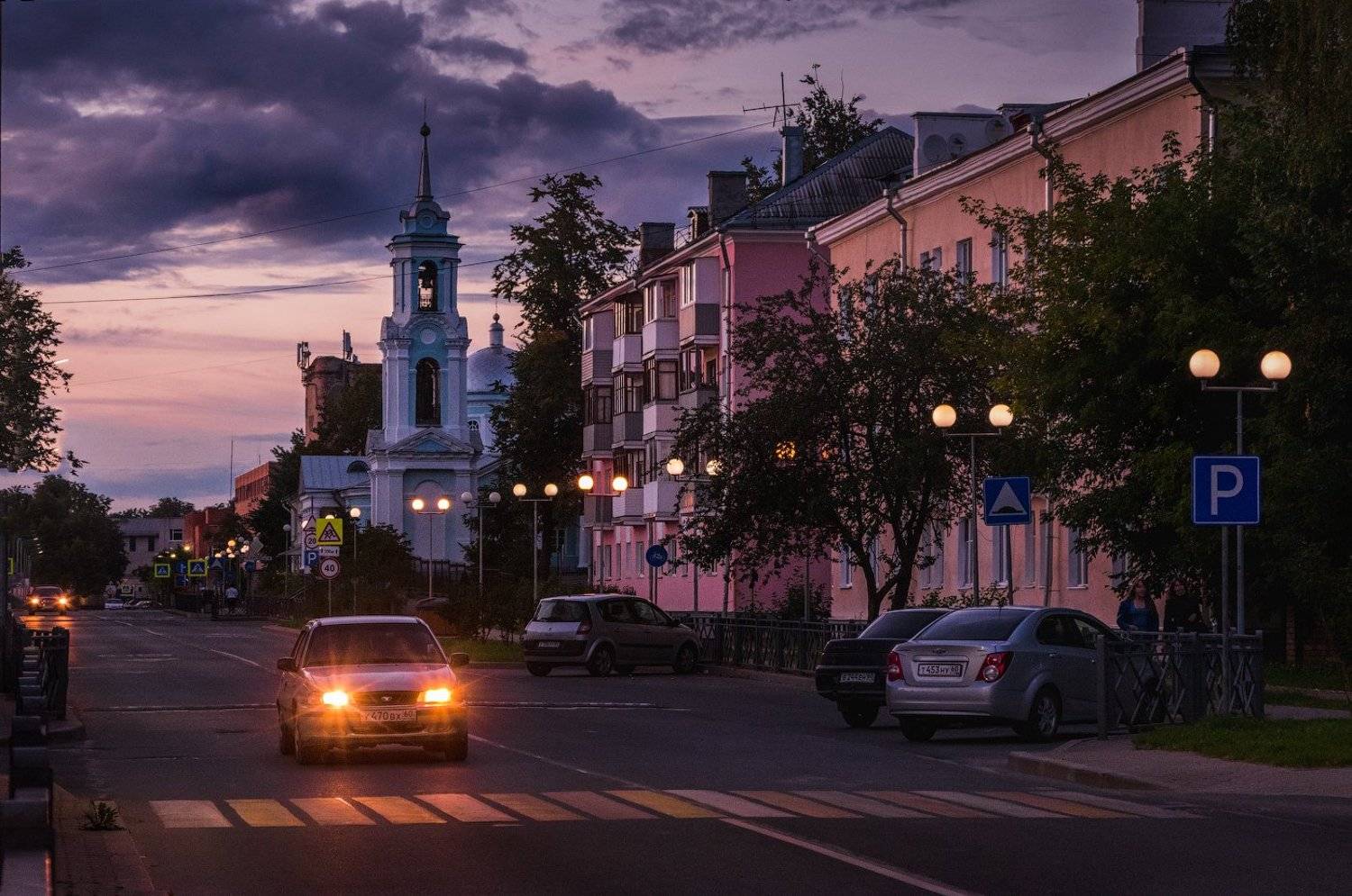 псков, закат, Майя Афзаал