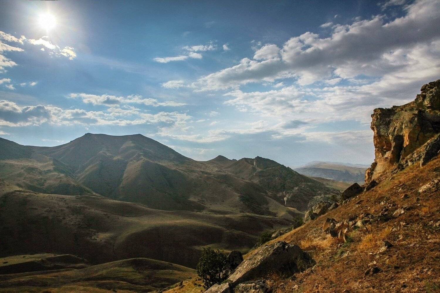 горы,вершины,пейзаж,небо,деревья,дагестан,природа, Marat Magov