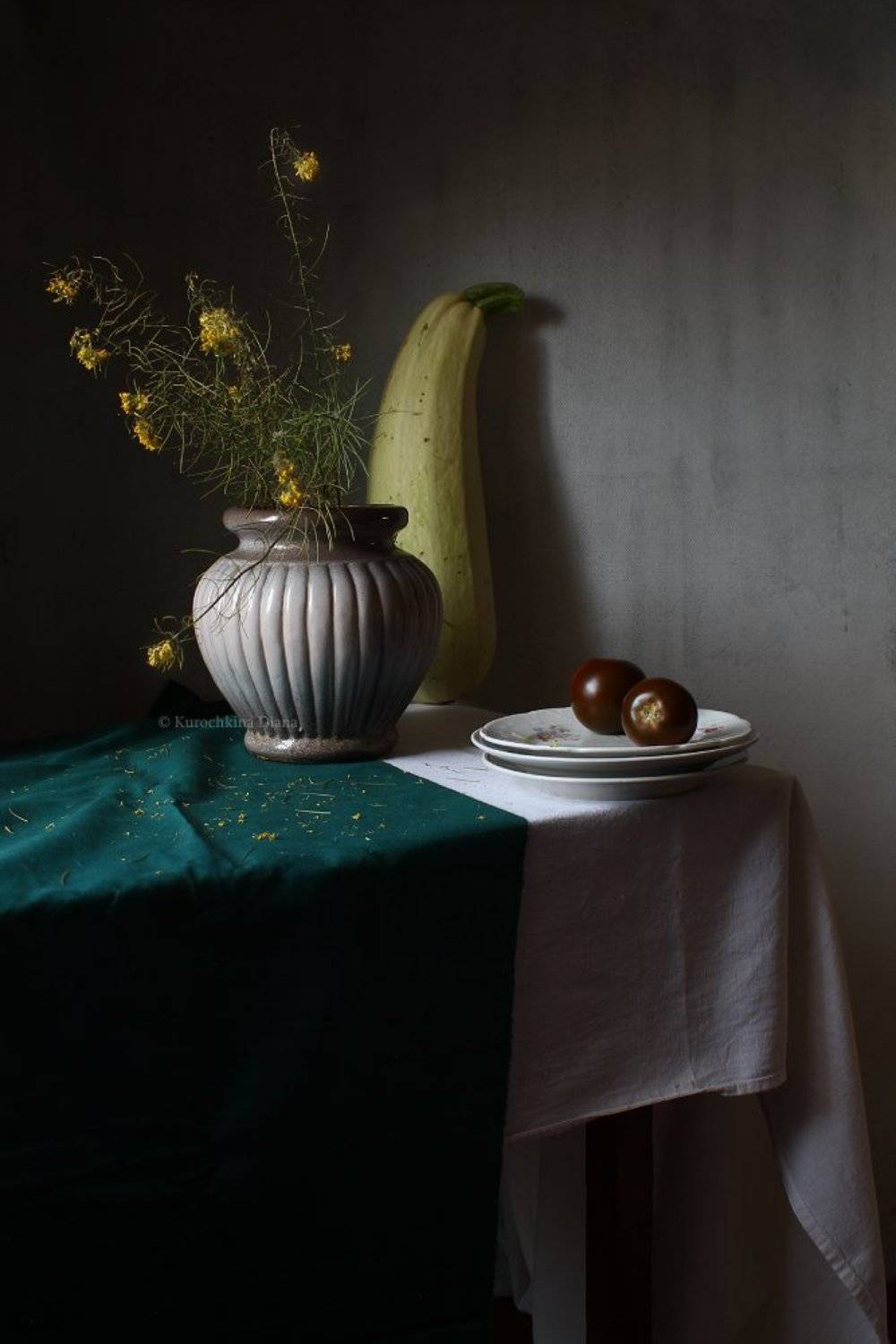 натюрморт, кабачок, осень, Курочкина Диана