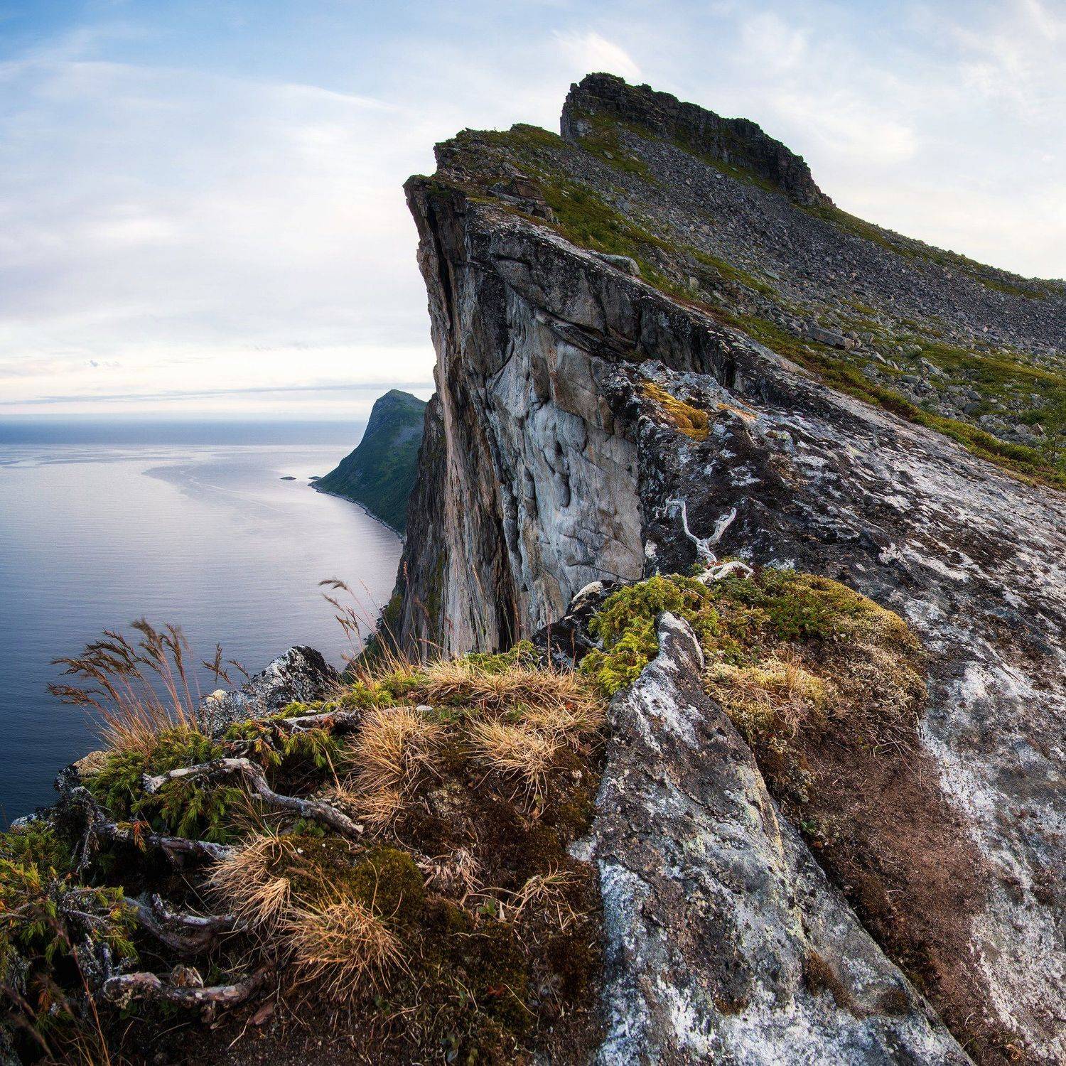 senja, norway, sunset, mountains, Błażej Krzyżanek