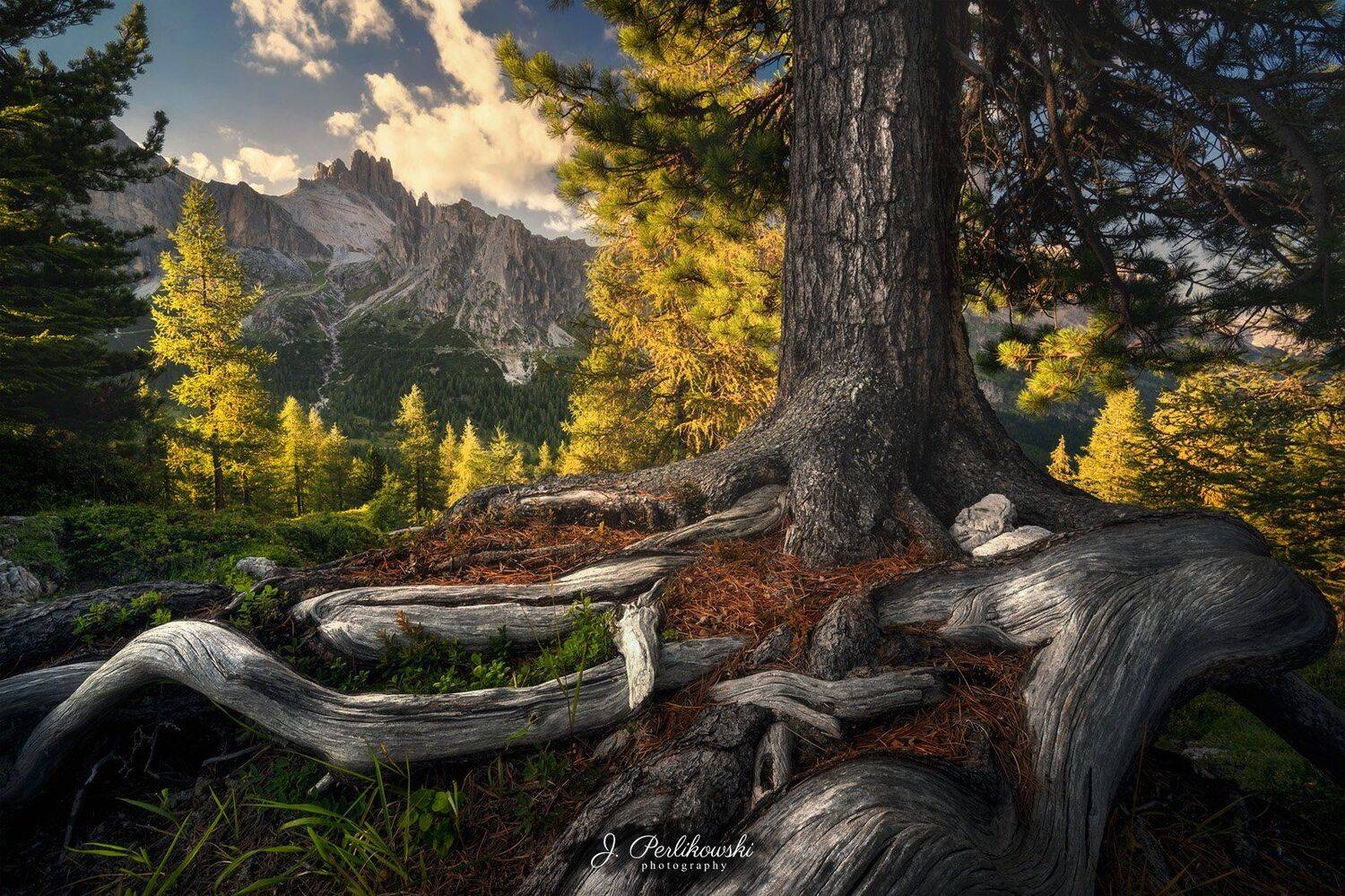 dolomites, dolomiti, mountains, itally, sunset, clours, contrast, summer, mountainscape, Jakub Perlikowski