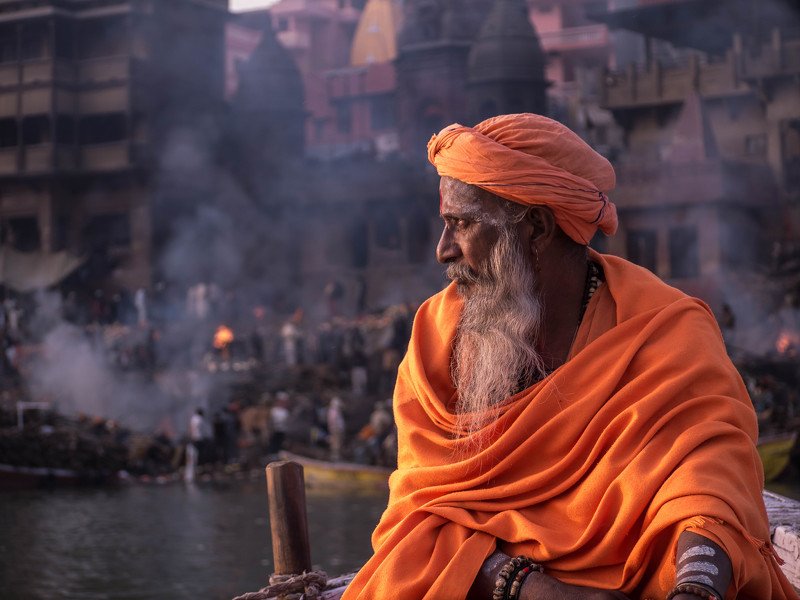#varansi #india #uttarprades #sadhu #monk #portrait #life #candid The sadhu фото превью