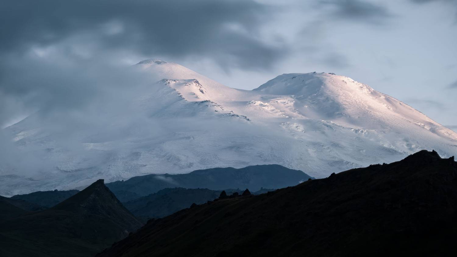 mountains summer elbrus gorge  landscape nature plateau glacier, Егор Бугримов
