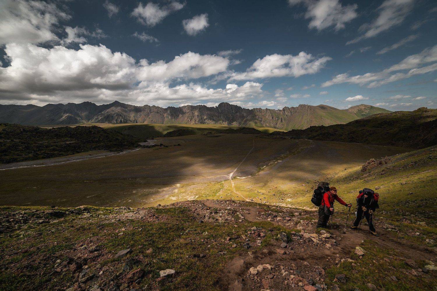 mountains, summer, elbrus, gorge, , landscape, nature, plateau, glacier, traveler, Егор Бугримов