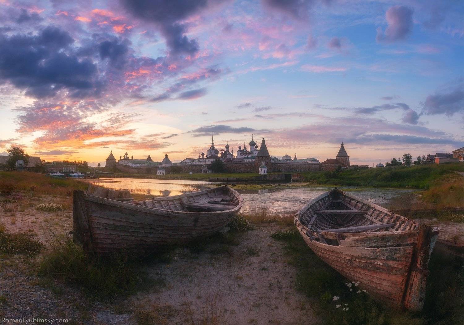 пейзаж, архангельск, россия, рассвет, соловки, кремль, Роман Любимский