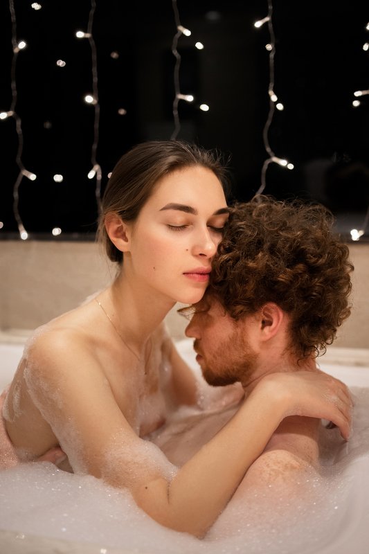 nude, berlin, portrait, love story, model, hotel, bathroom, woman, beautiful, модель, ню, любовь New Year\'s Eve фото превью