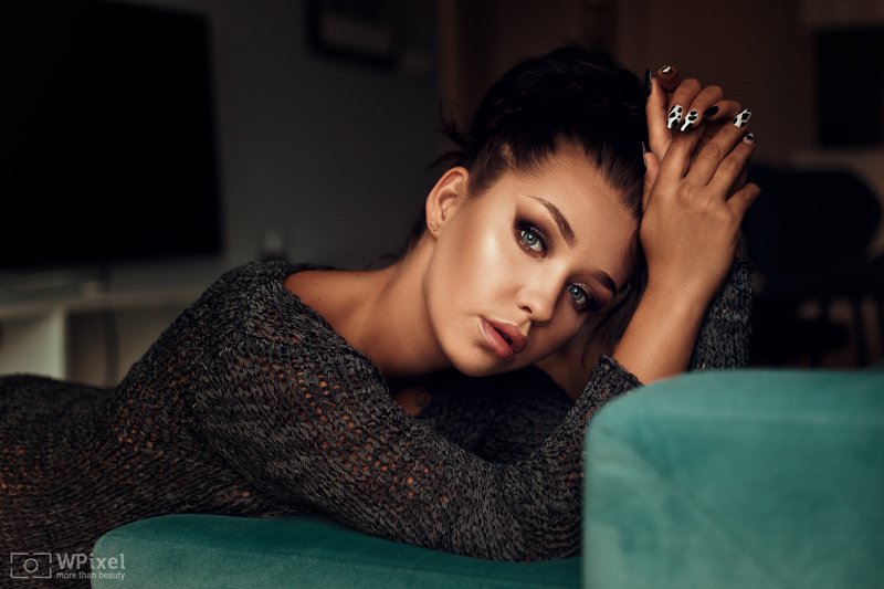 portrait women brunette eyes women by wpixel (More Than Beauty) фото превью